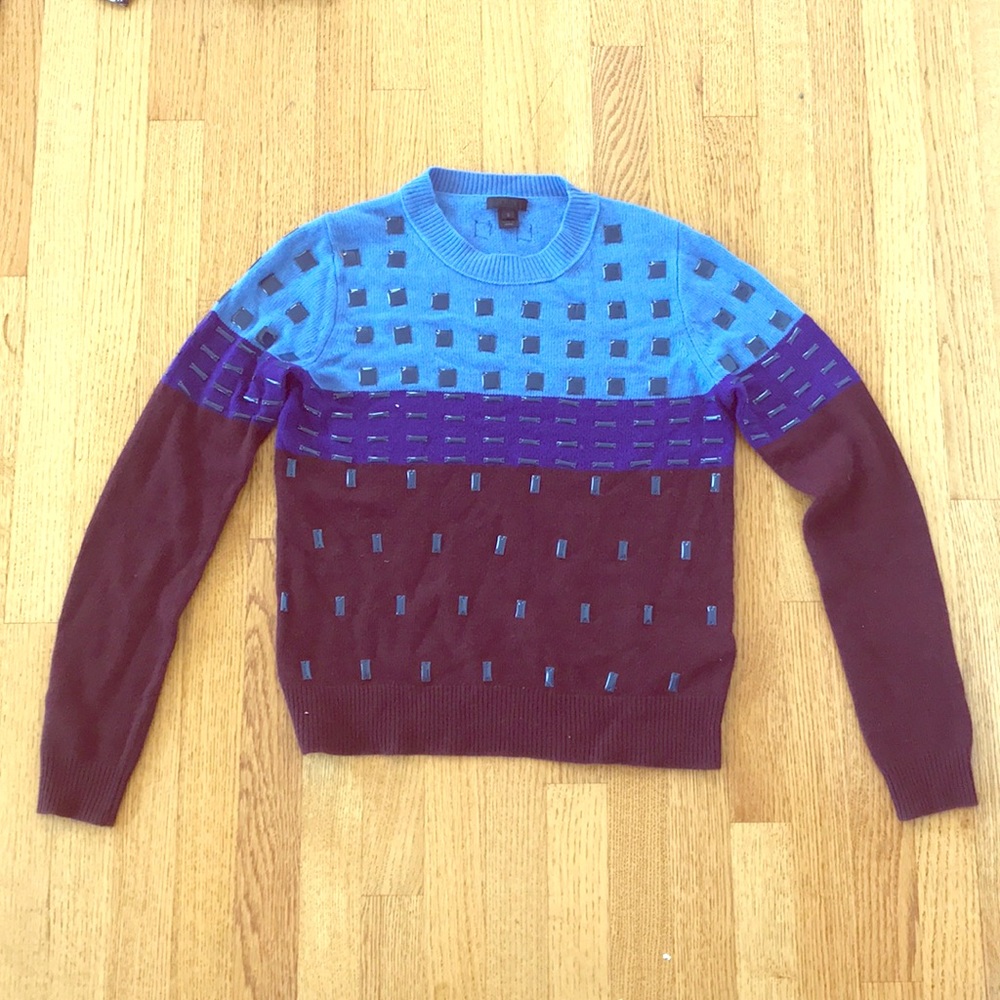 J crew multicolor sweater